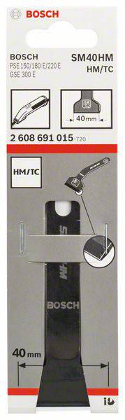Bosch Accessories Schabermesser SM 40 HM mit Messerschutz, 40mm 2608691015