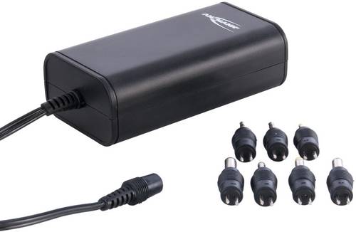 Ansmann 5311143 Tischnetzteil, einstellbar 12 V/DC, 15 V/DC, 18 V/DC, 19 V/DC, 20 V/DC, 22 V/DC, 24