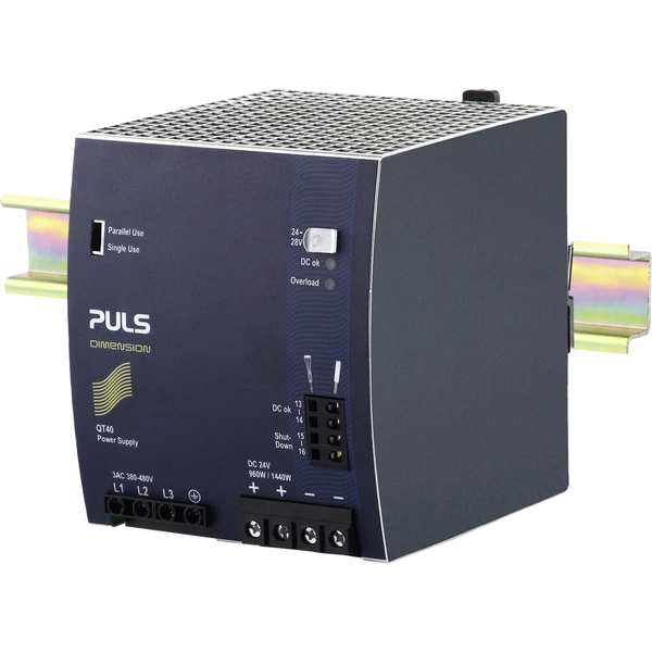 PULS QT40.241 Hutschienen-Netzteil (DIN-Rail) 24 V/DC 40A 1440W Anzahl Ausgänge:1 x Inhalt 1St. PULS QT40.241 Hutschienen-Netzteil (DIN-Rail) 24 V/DC 40A 1440W Anzahl Ausgänge:1 x Inhalt 1St.