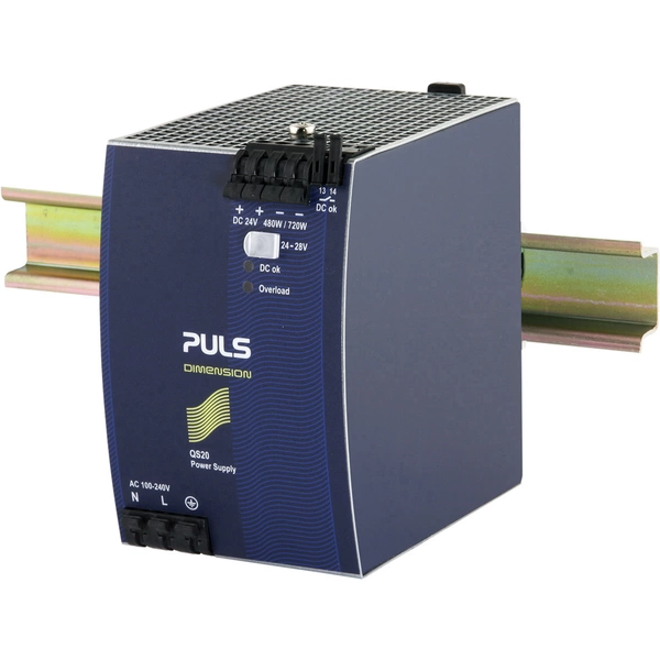 PULS QS20.241 Hutschienen-Netzteil (DIN-Rail) 24 V/DC 20A 480W Anzahl Ausgänge:1 x Inhalt 1St. PULS QS20.241 Hutschienen-Netzteil (DIN-Rail) 24 V/DC 20A 480W Anzahl Ausgänge:1 x Inhalt 1St.