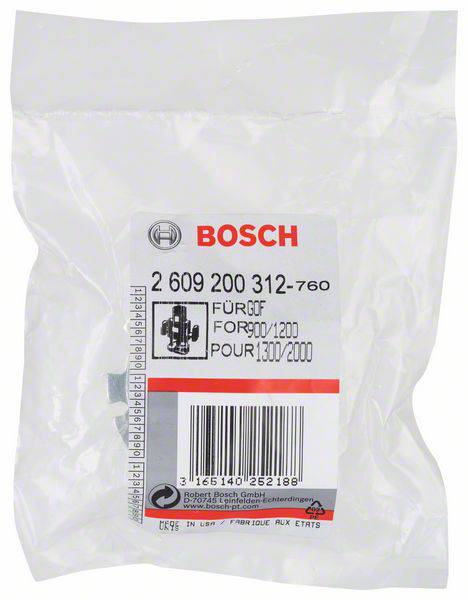 Kopierhülse für Bosch-Oberfräsen, mit Schnellverschluss, 40 mm Bosch Accessories 2609200312 Durchmesser 40 mm
