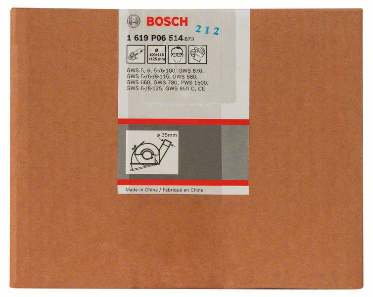 Bosch Accessories Führungsschlitten mit Absaugstutzen zum Trennen, werkzeuglos, 100 / 115 / 125mm 1619P06514