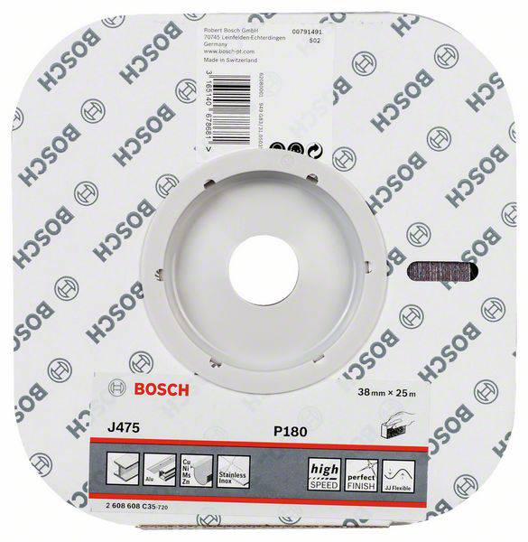 Bosch Accessories 2608608C35 Schleifpapierrolle Körnung (num) 180 (L x B) 25m x 38mm 25m
