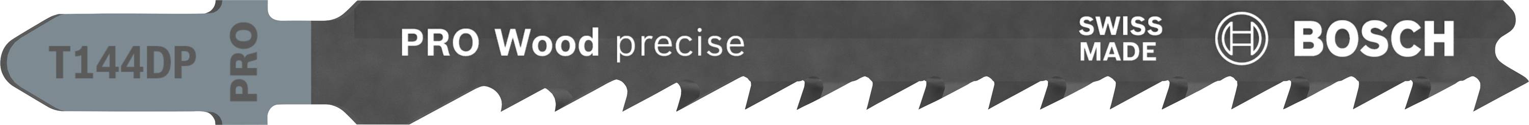 Bosch Accessories 2608633A35 Stichsägeblatt T 144 DP Precision for Wood, 5er-Pack 5 St.