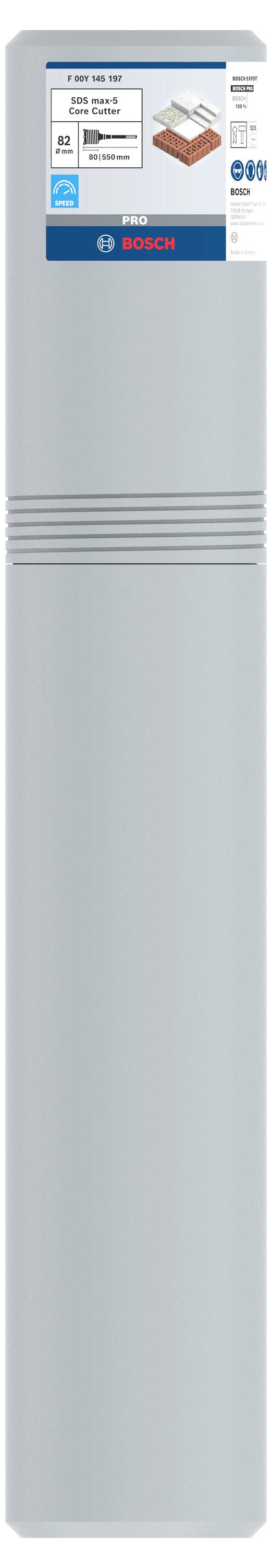 Ein grauer Schornsteinzug von Bosch, Modell-Kennnummer HP200, Abbildung mit technischen Details und Herstellungslogo oben.