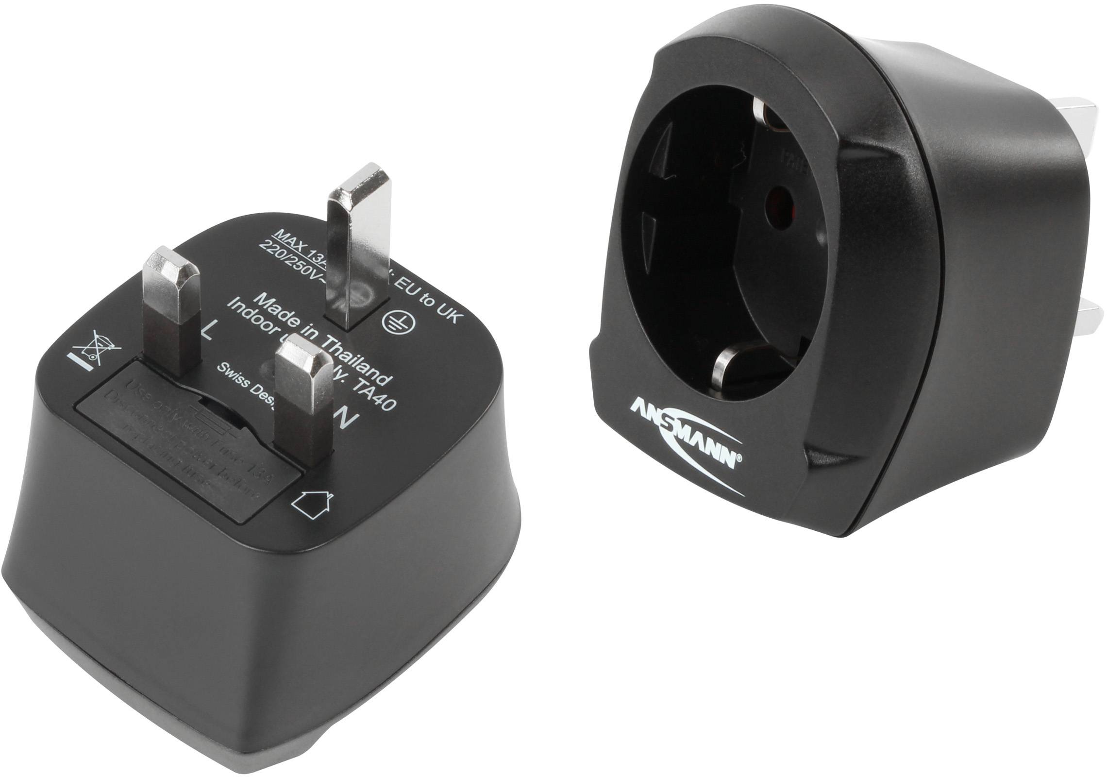 Ansmann Dual USB Charger slim USB-Ladegerät Steckdose Ausgangsstrom (max.) 1000 mA USB Anzahl Ausgänge: 2 x