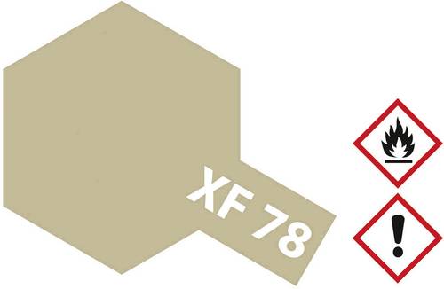 Tamiya Acrylfarbe Holzdeck Hellbraun (matt) XF-78 Glasbehälter 10ml