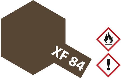 Tamiya Acrylfarbe Eisen dunkel (matt) XF-84 Glasbehälter 10 ml