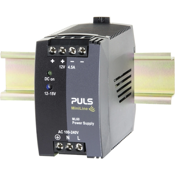 PULS ML60.121 Hutschienen-Netzteil (DIN-Rail) 12 V/DC 4.5A 54W Anzahl Ausgänge:1 x Inhalt 1St. PULS ML60.121 Hutschienen-Netzteil (DIN-Rail) 12 V/DC 4.5A 54W Anzahl Ausgänge:1 x Inhalt 1St.