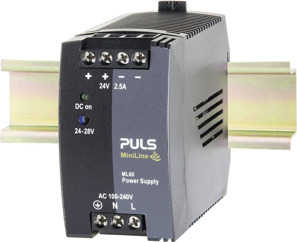 PULS ML60.241 Hutschienen-Netzteil (DIN-Rail) 24 V/DC 2.5 A 60 W Anzahl Ausgänge:1 x Inhalt 1 St.