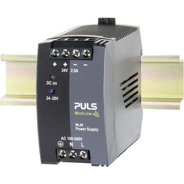 PULS ML60.241 Hutschienen-Netzteil (DIN-Rail) 24 V/DC 2.5A 60W Anzahl Ausgänge:1 x Inhalt 1St. PULS ML60.241 Hutschienen-Netzteil (DIN-Rail) 24 V/DC 2.5A 60W Anzahl Ausgänge:1 x Inhalt 1St.
