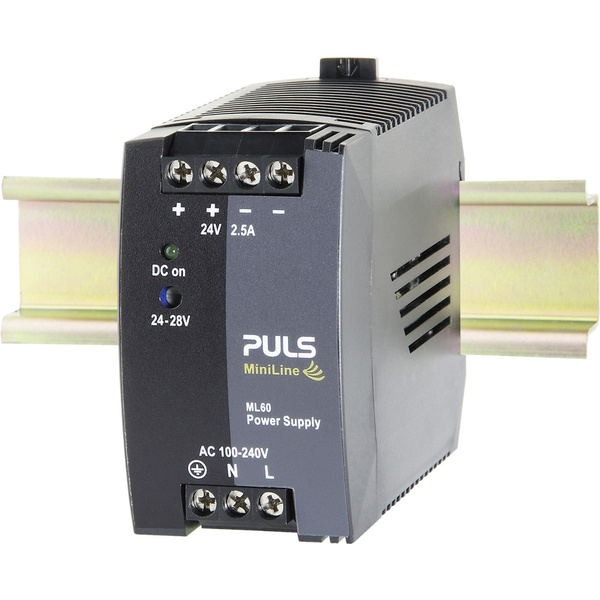 PULS MiniLine ML60.241 Hutschienen-Netzteil (DIN-Rail) 24 V/DC 2.5 A 60 W Anzahl Ausgänge:1 x Inhal