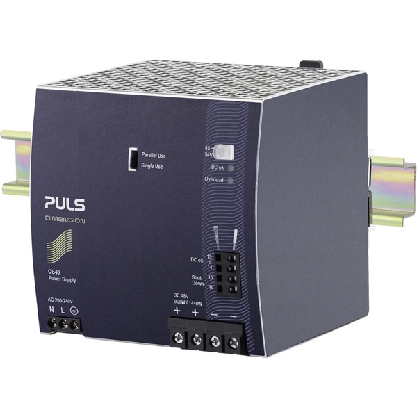 PULS QS40.484 Hutschienen-Netzteil (DIN-Rail) 48 V/DC 20A 960W Anzahl Ausgänge:1 x Inhalt 1St. PULS QS40.484 Hutschienen-Netzteil (DIN-Rail) 48 V/DC 20A 960W Anzahl Ausgänge:1 x Inhalt 1St.