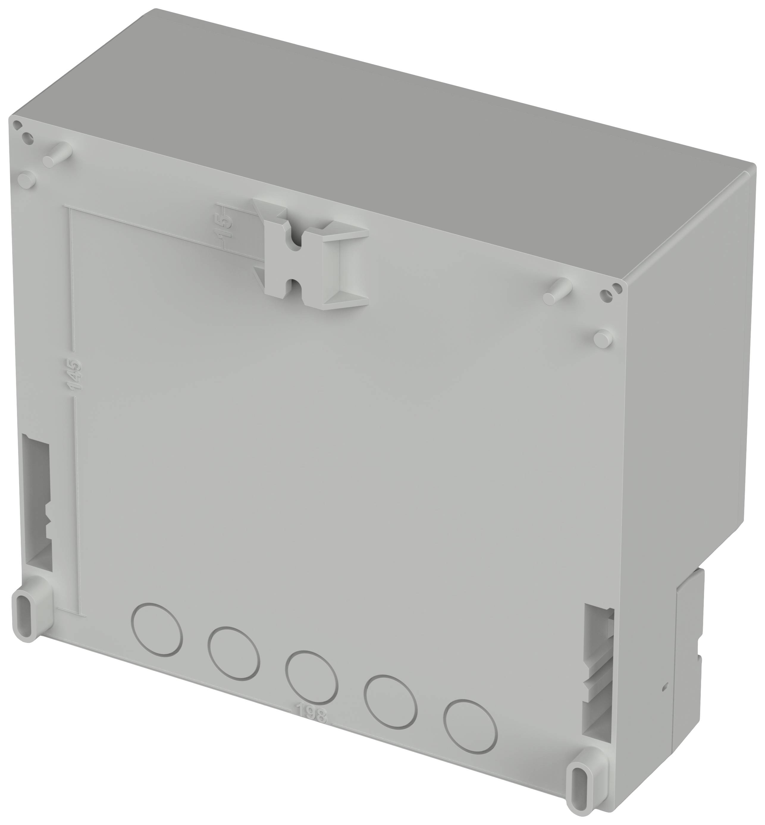 Bopla REGLOCARD RCP 200 F Wand-Gehäuse 213 x 185 x 84 ABS Hellgrau 1St.