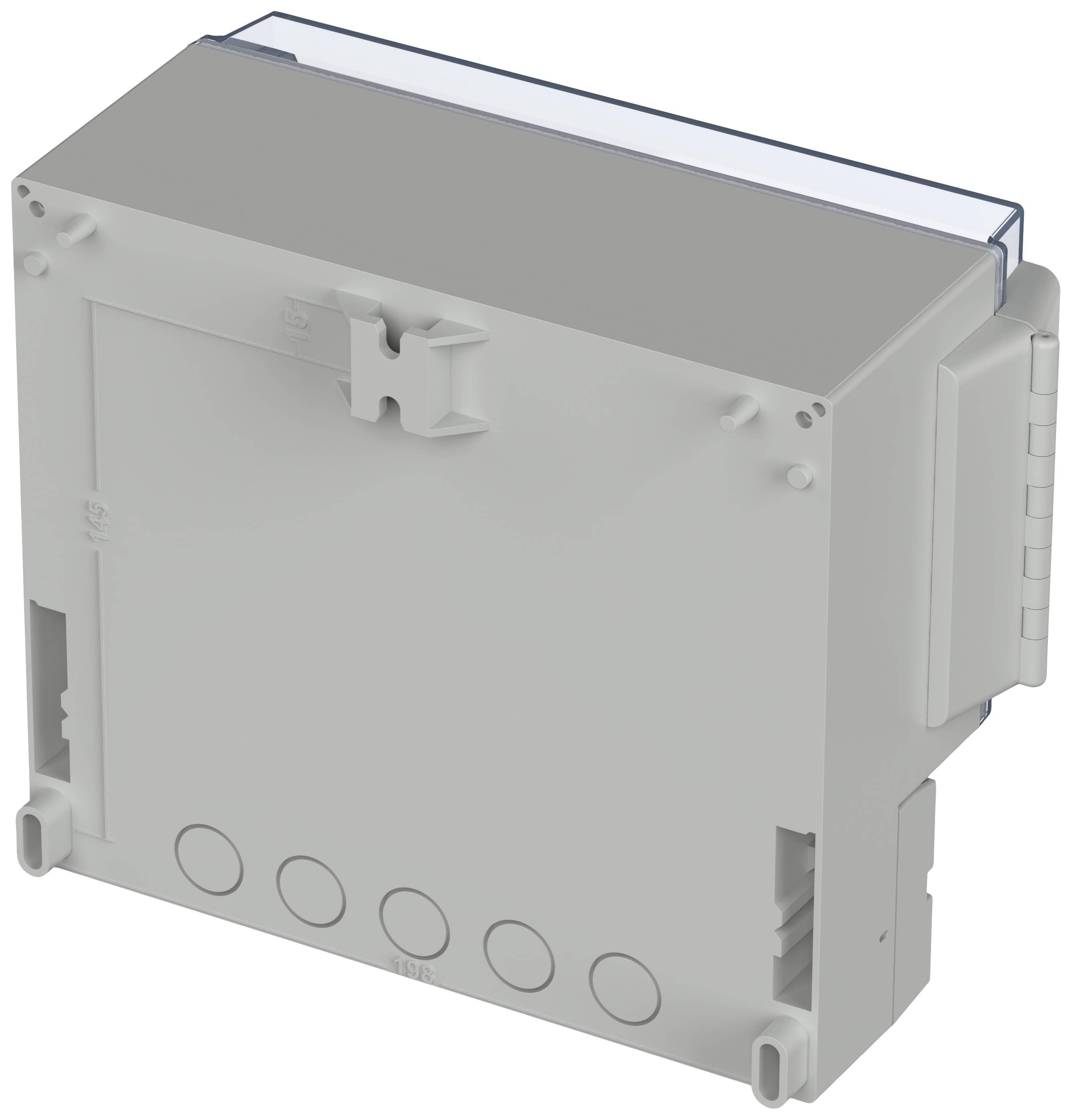 Bopla REGLOCARD RCP 2000 Wand-Gehäuse 213 x 185 x 104.5 ABS, Polycarbonat Hellgrau 1St.