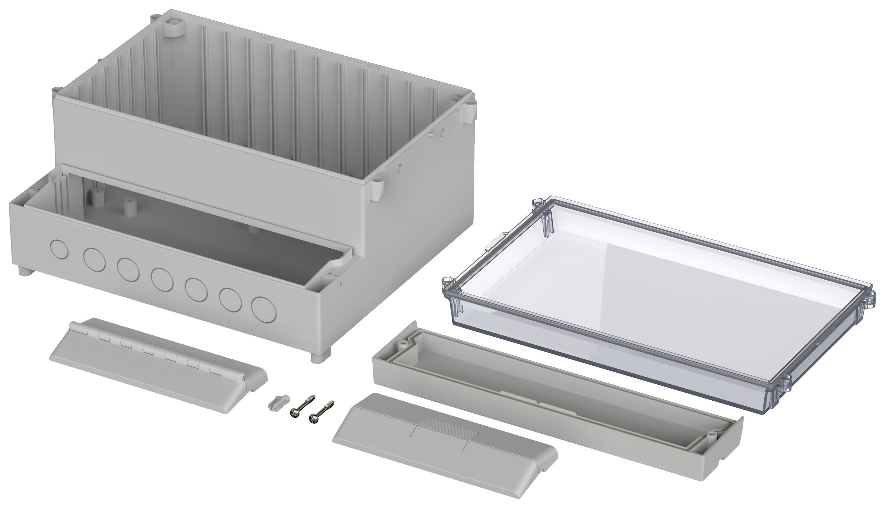 Bopla REGLOCARD RCP 2500 Wand-Gehäuse 257 x 217 x 132.5 ABS, Polycarbonat Hellgrau 1St.