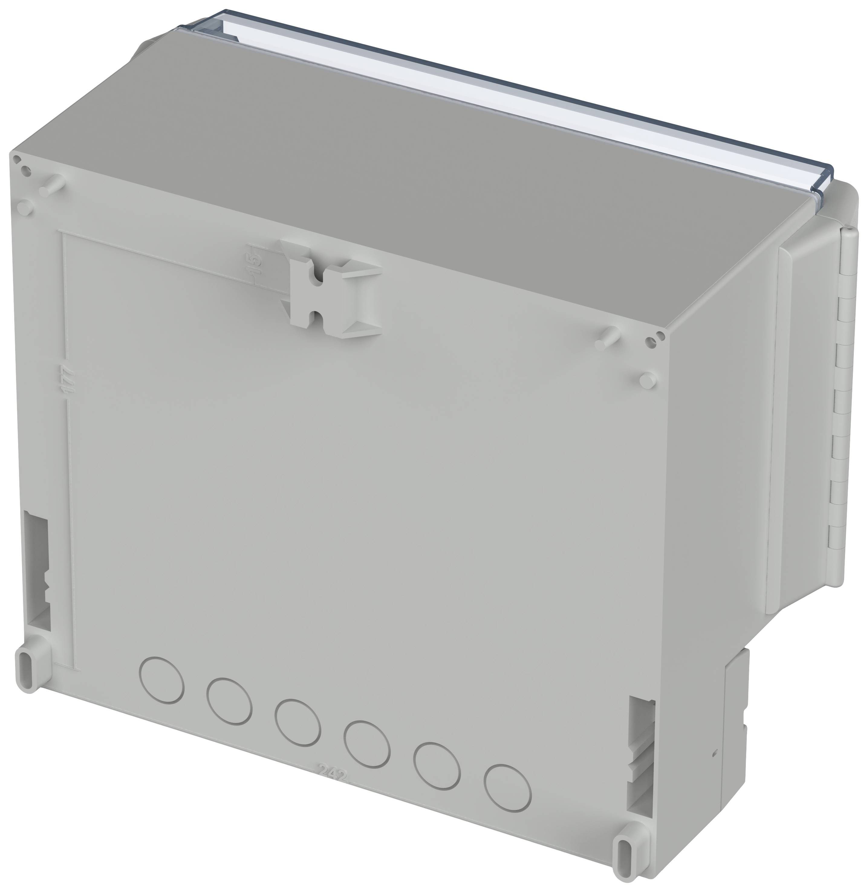 Bopla REGLOCARD RCP 2500 Wand-Gehäuse 257 x 217 x 132.5 ABS, Polycarbonat Hellgrau 1St.