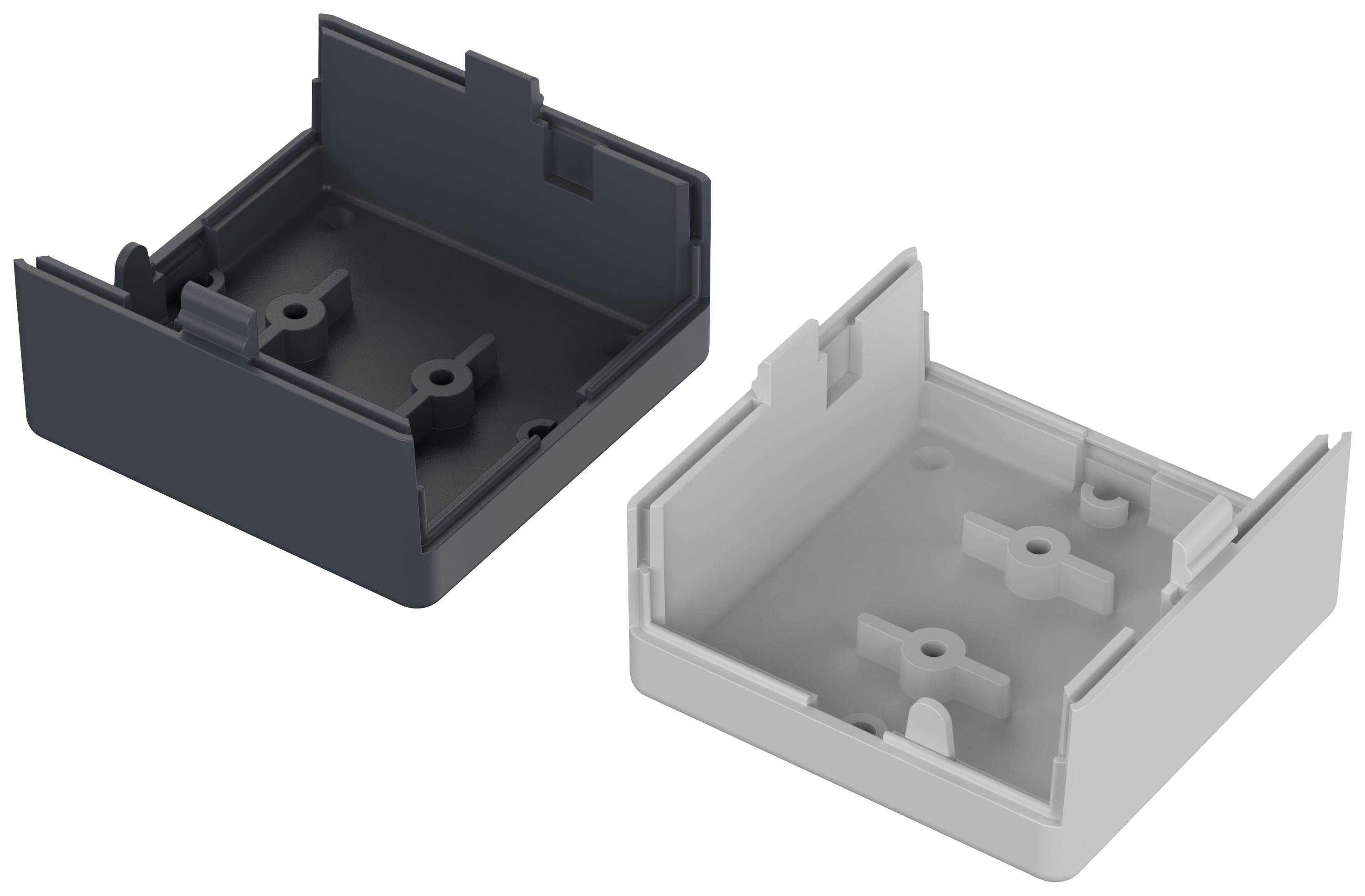 Bopla UNIVERSAL U 50 06050000 Elektronikgehäuse 50 x 50 x 30 Polystyrol (EPS) Grau, Schwarz 1St.