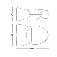 Steinel 600419 Decke, Wand Bewegungsmelder 120° Relais Schwarz IP54 Steinel 600419 Decke, Wand Bewegungsmelder 120° Relais Schwarz IP54