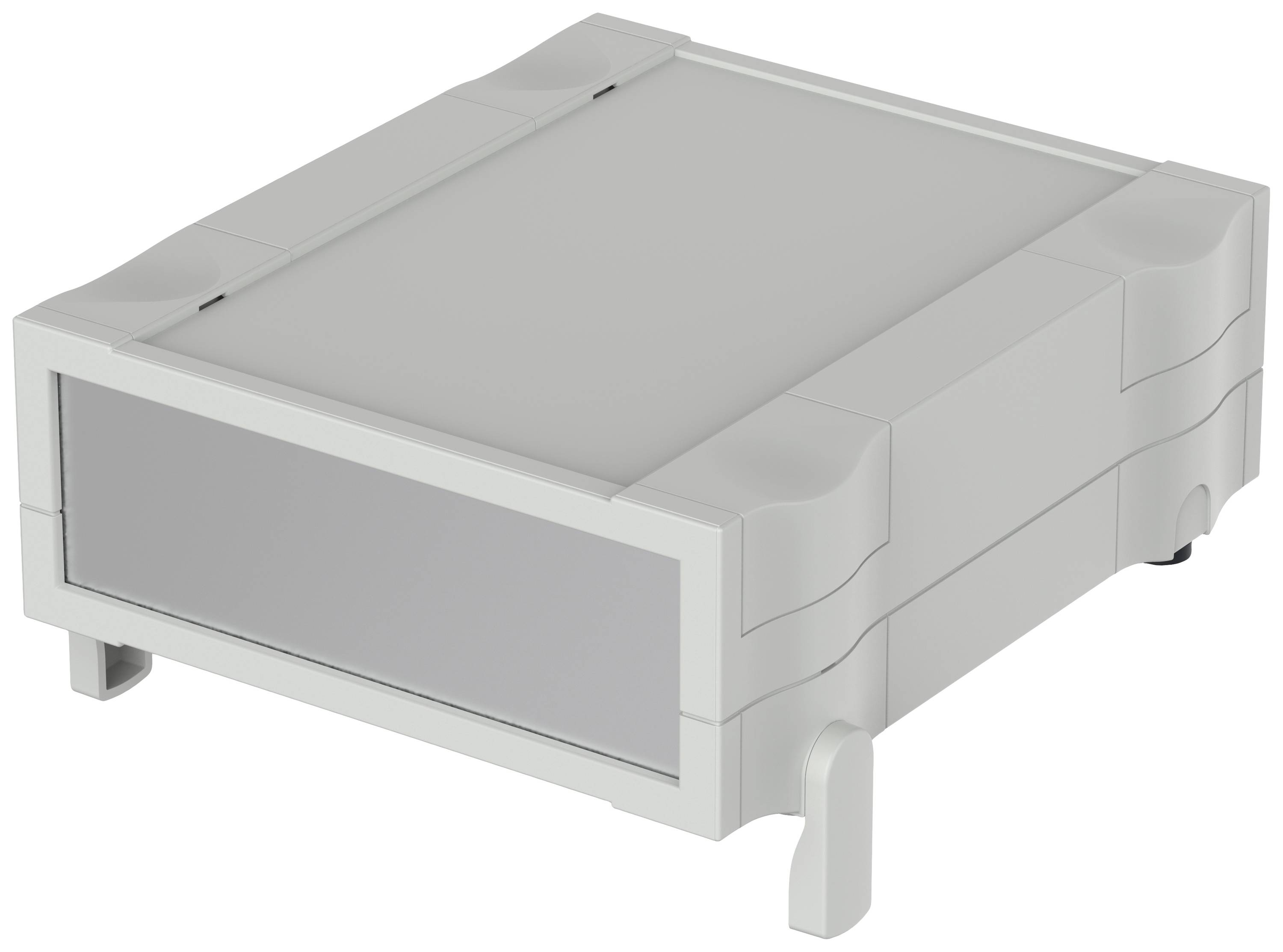 Bopla BOTEGO BO 32009 Tisch-Gehäuse (L x B x H) 196.9 x 174 x 65.2mm ABS Lichtgrau (RAL 7035) 1St.