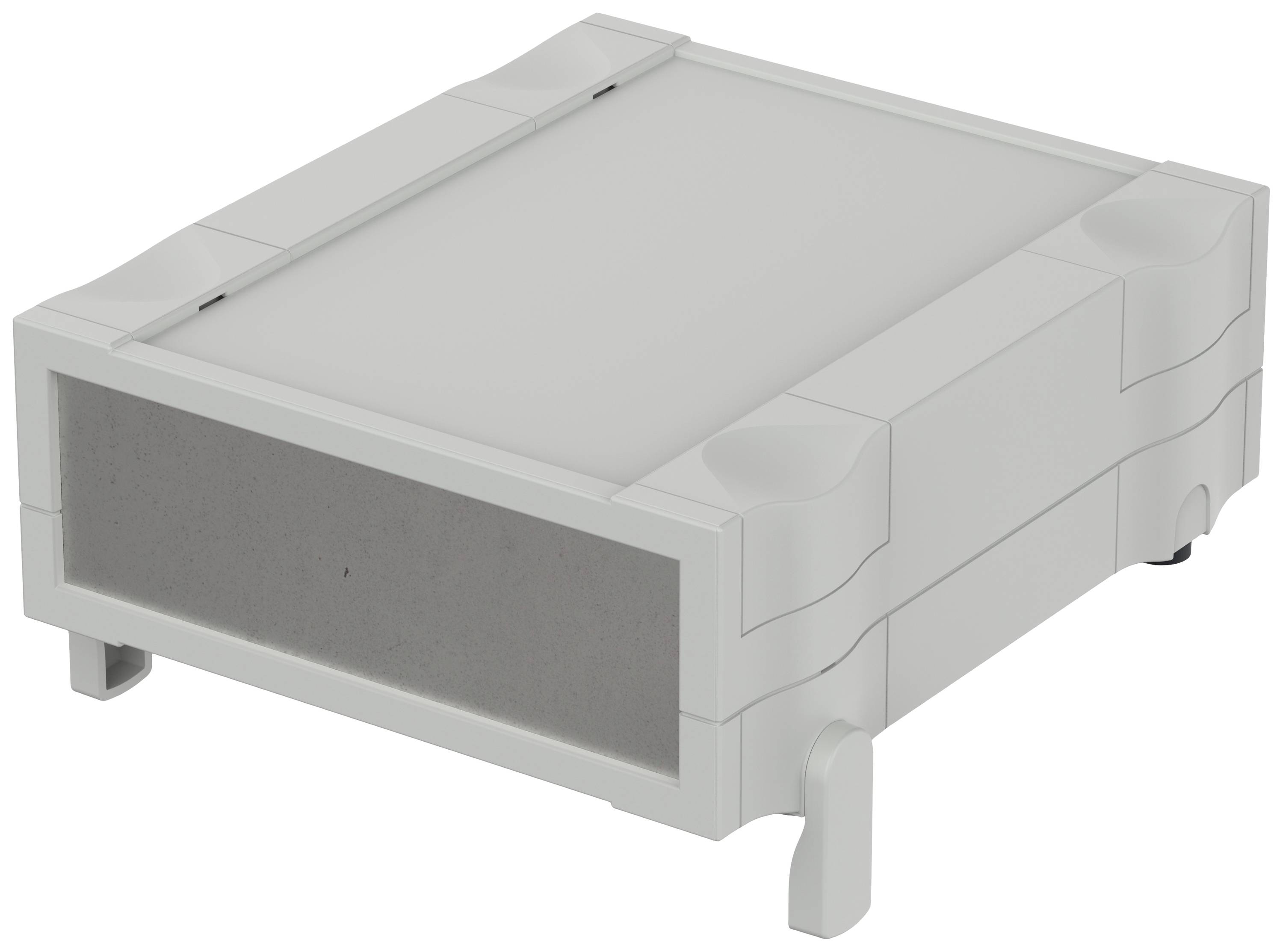 Bopla BOTEGO BO 52012 Tisch-Gehäuse (L x B x H) 196.9 x 240.7 x 80.44mm ABS Lichtgrau (RAL 7035) 1St.