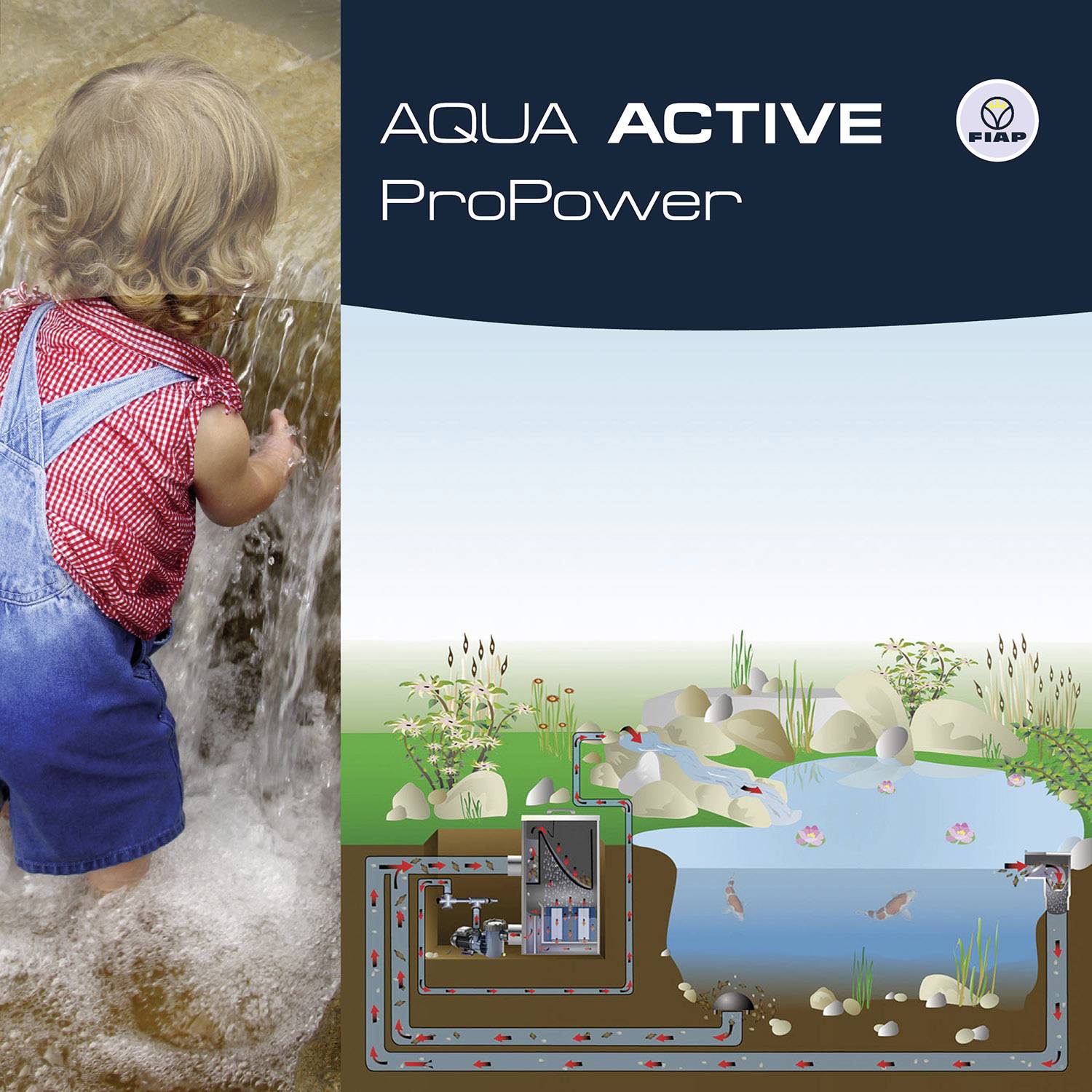 FIAP 2721 Aqua Active Magic 18.000 Poolpumpe 18000 l/h 11m