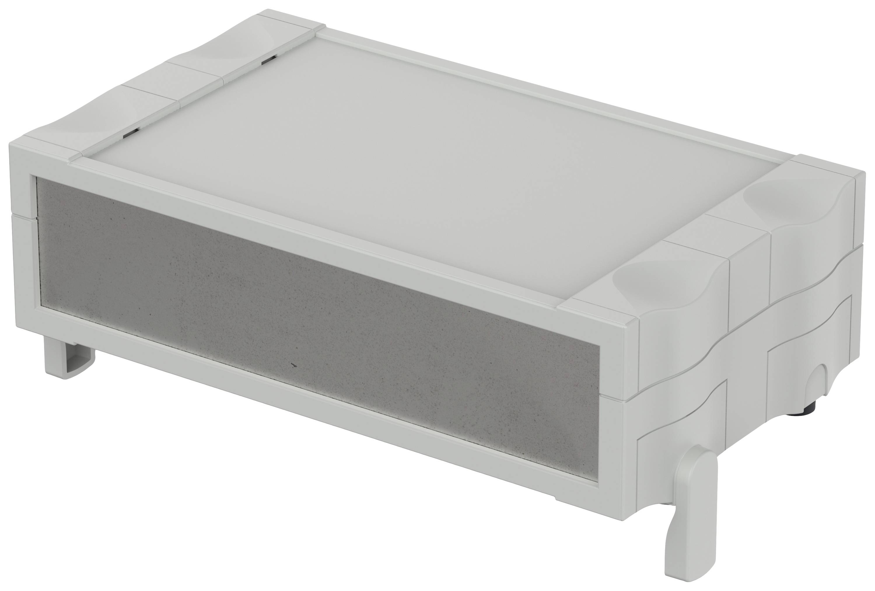 Bopla BOTEGO BO 51409 Tisch-Gehäuse (L x B x H) 136.9 x 240.7 x 65.2mm ABS Lichtgrau (RAL 7035) 1St.