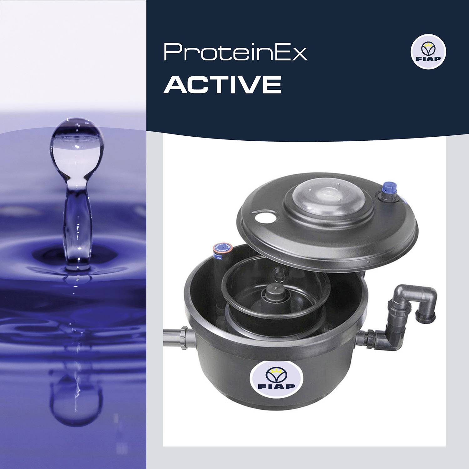 FIAP 2895 Turbo Active Eiweißabschäumer (Ø x H) 600mm x 400mm 1St.