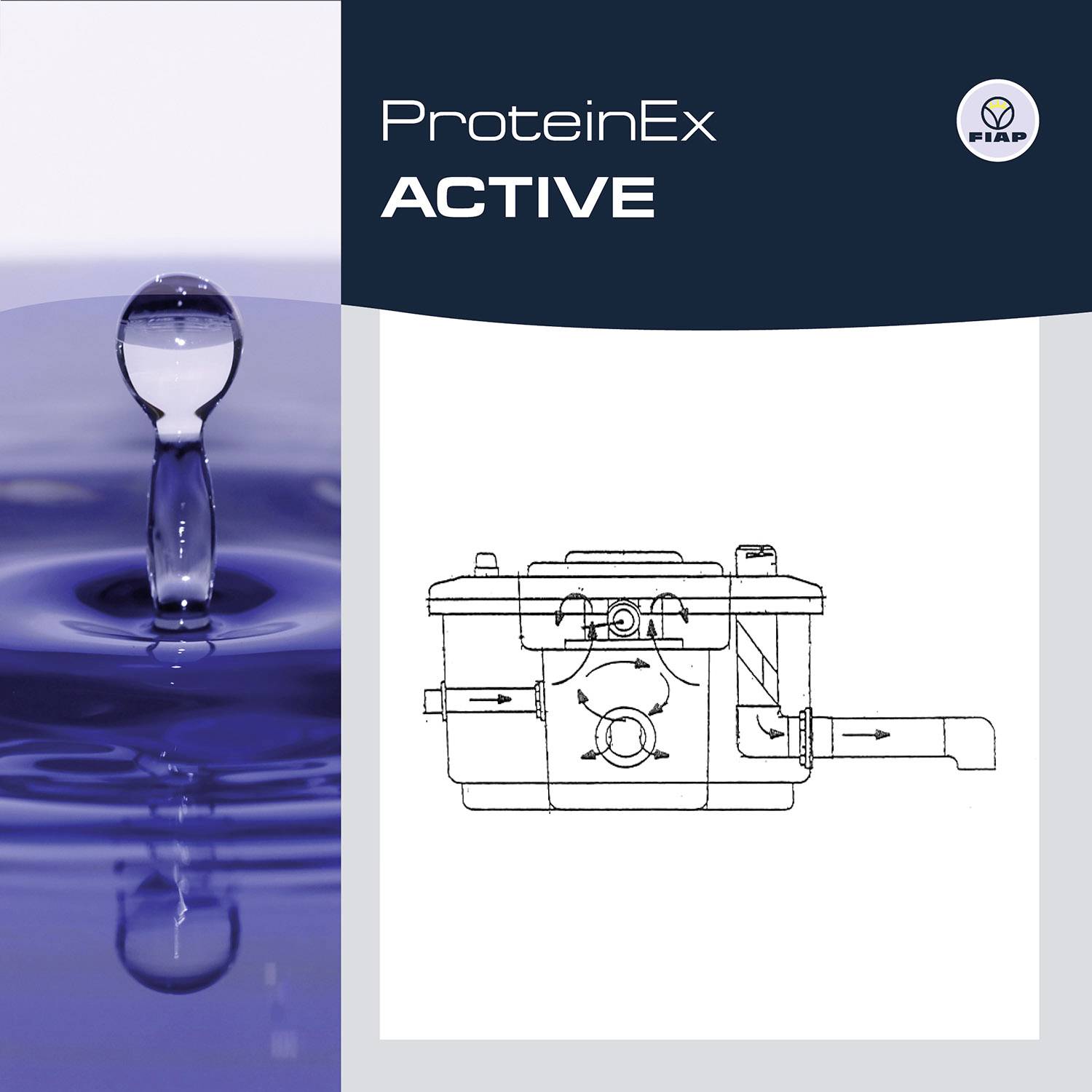 FIAP 2895 Turbo Active Eiweißabschäumer (Ø x H) 600mm x 400mm 1St.