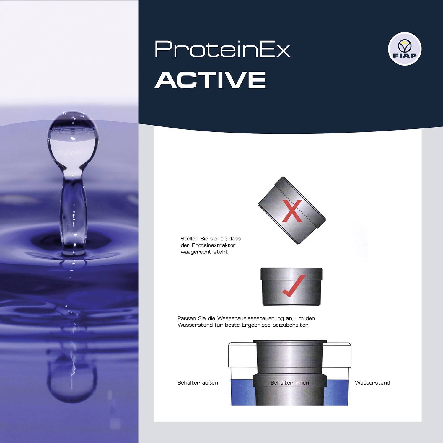 FIAP 2895 Turbo Active Eiweißabschäumer (Ø x H) 600mm x 400mm 1St.