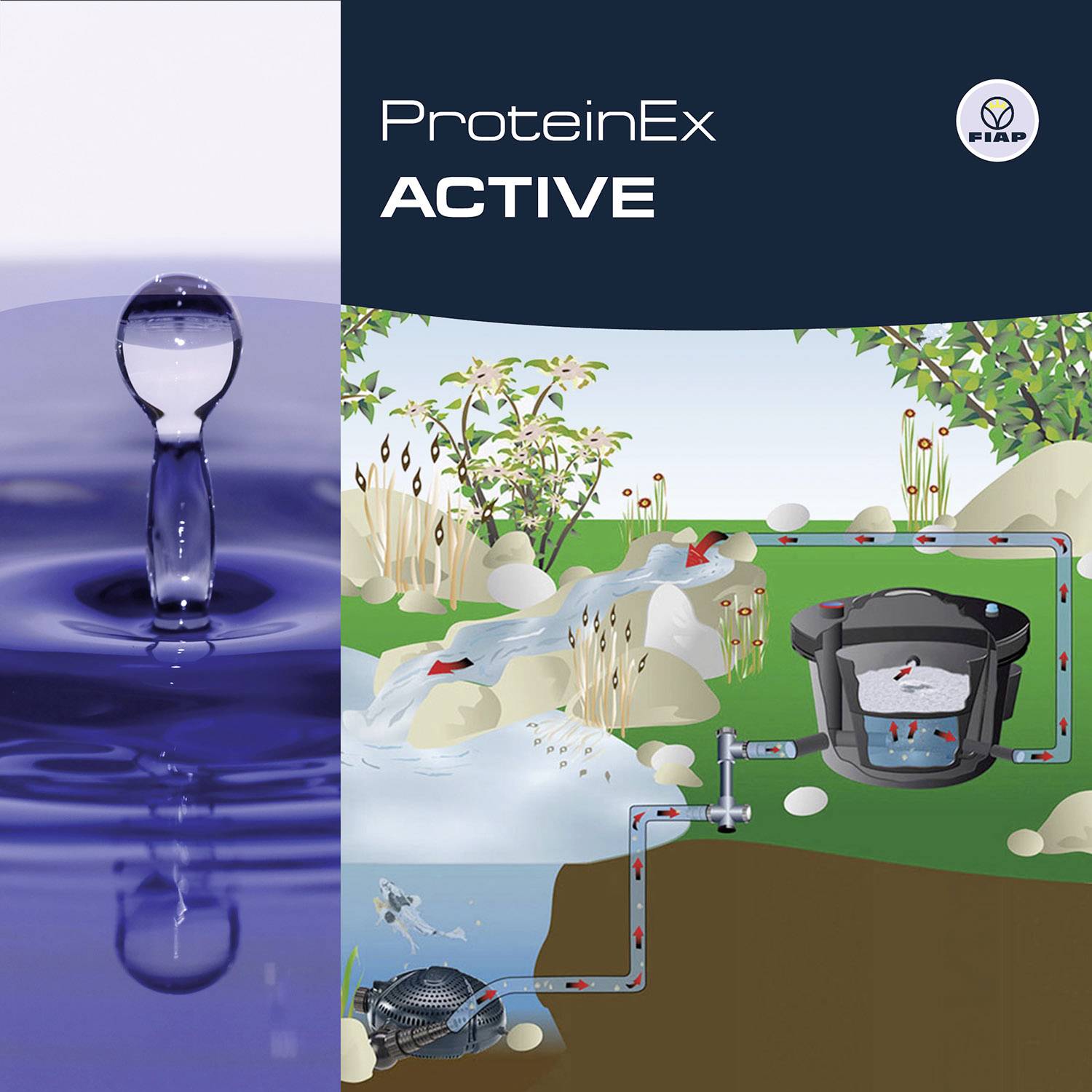 FIAP 2895 Turbo Active Eiweißabschäumer (Ø x H) 600mm x 400mm 1St.