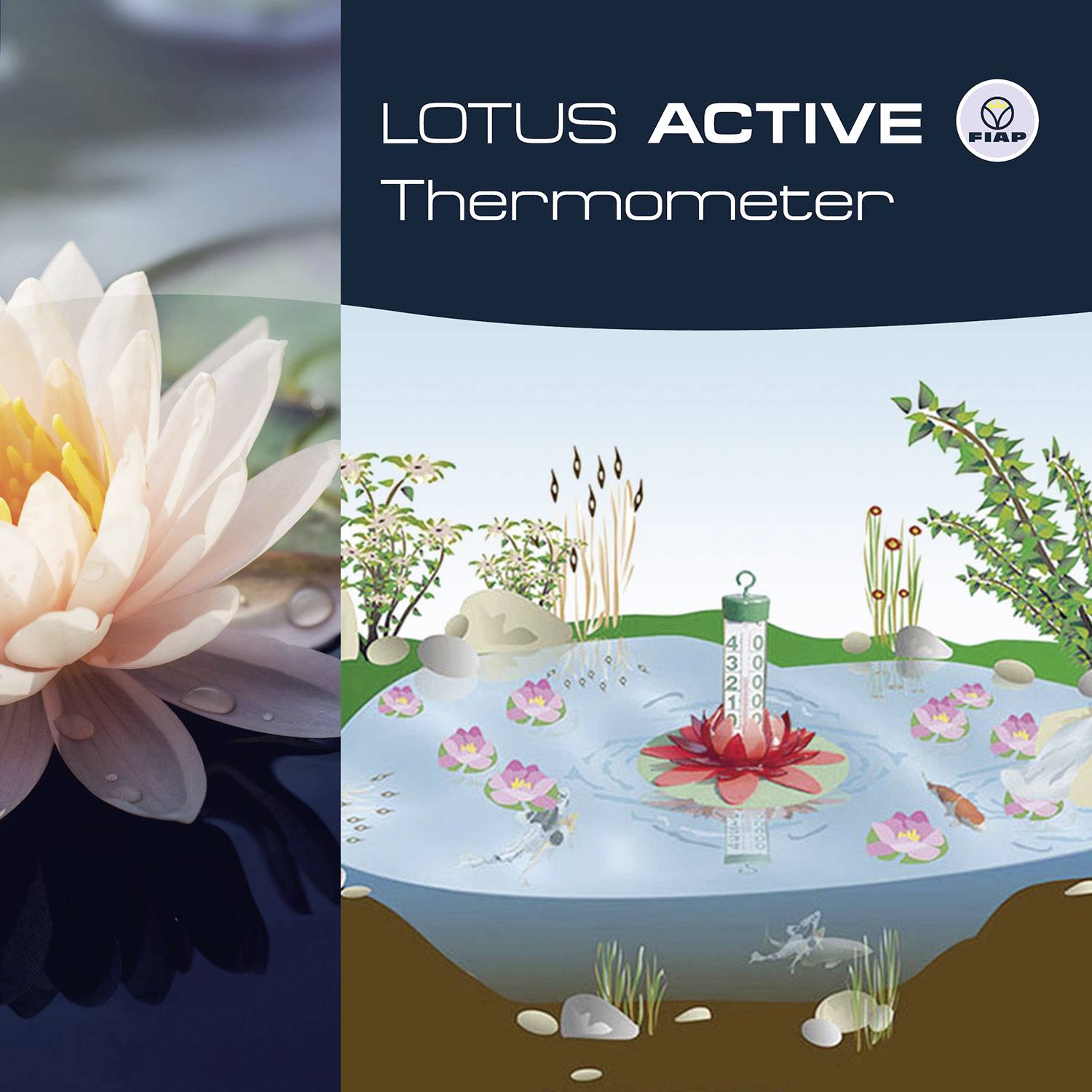 FIAP 2990 Lotus Active Teichthermometer