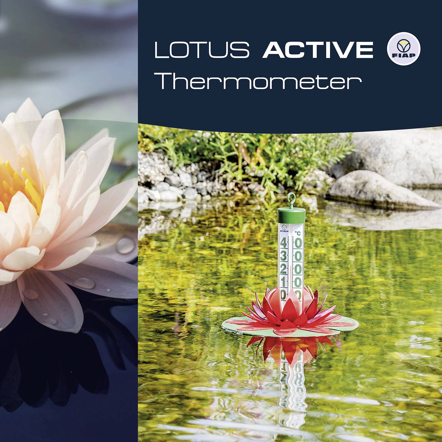 FIAP 2990 Lotus Active Teichthermometer