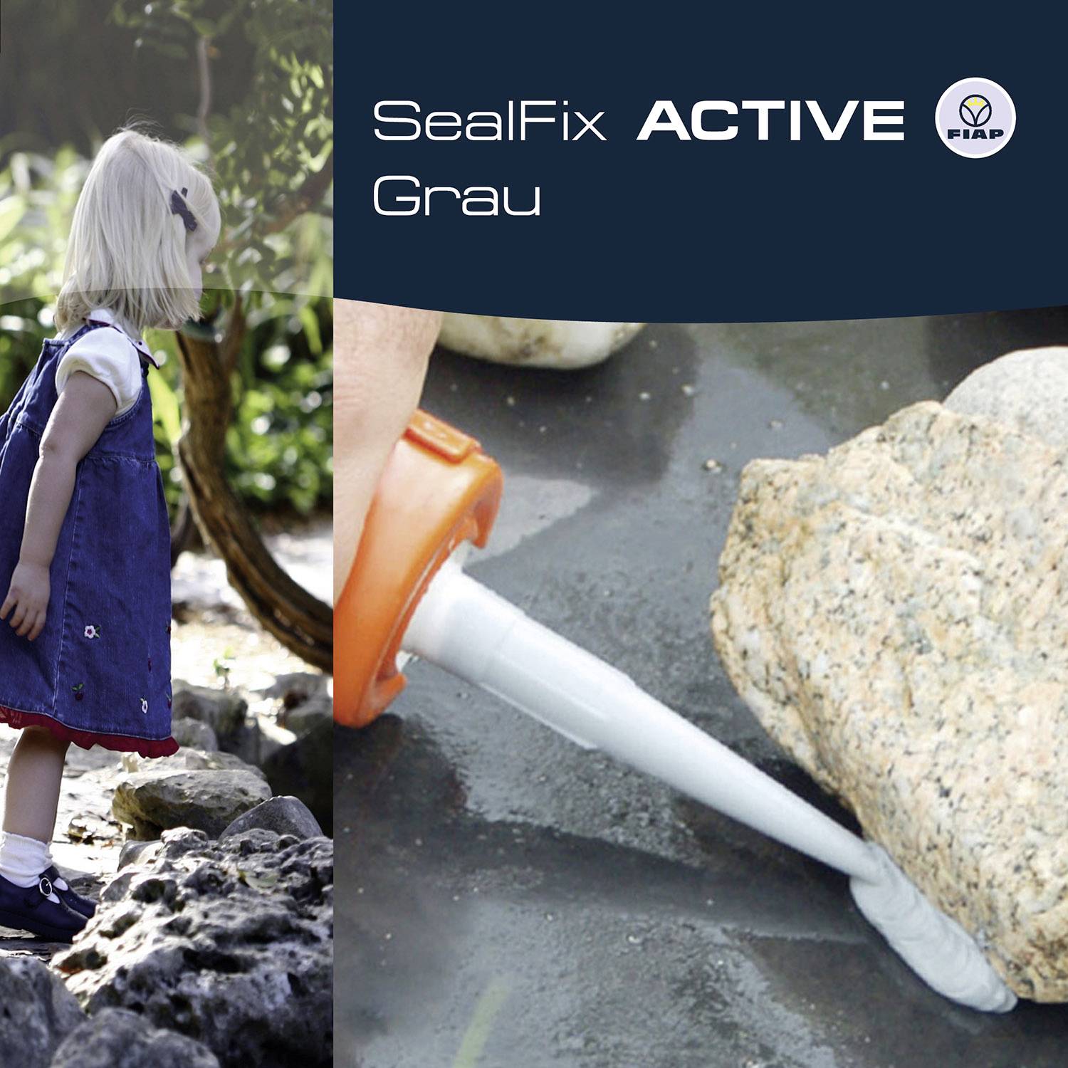 FIAP 2540 SealFix Active grau 290ml Klebe- u. Dichtmasse 290ml