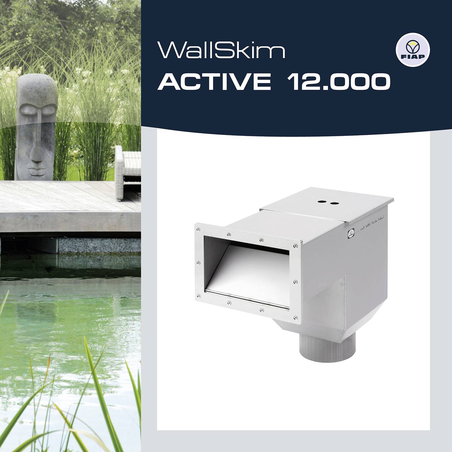 FIAP 2400 WallSkim Active Oberflächenskimmer (L x B x H) 720 x 280 x 520mm 1St.