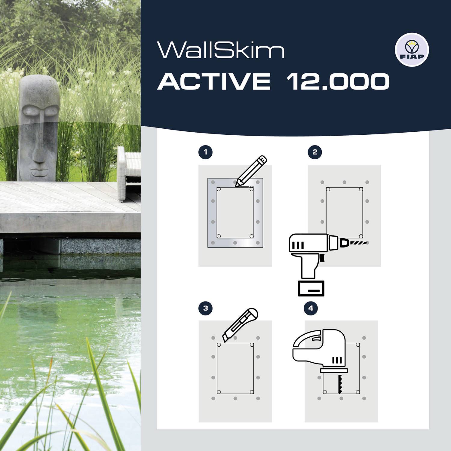 FIAP 2400 WallSkim Active Oberflächenskimmer (L x B x H) 720 x 280 x 520mm 1St.