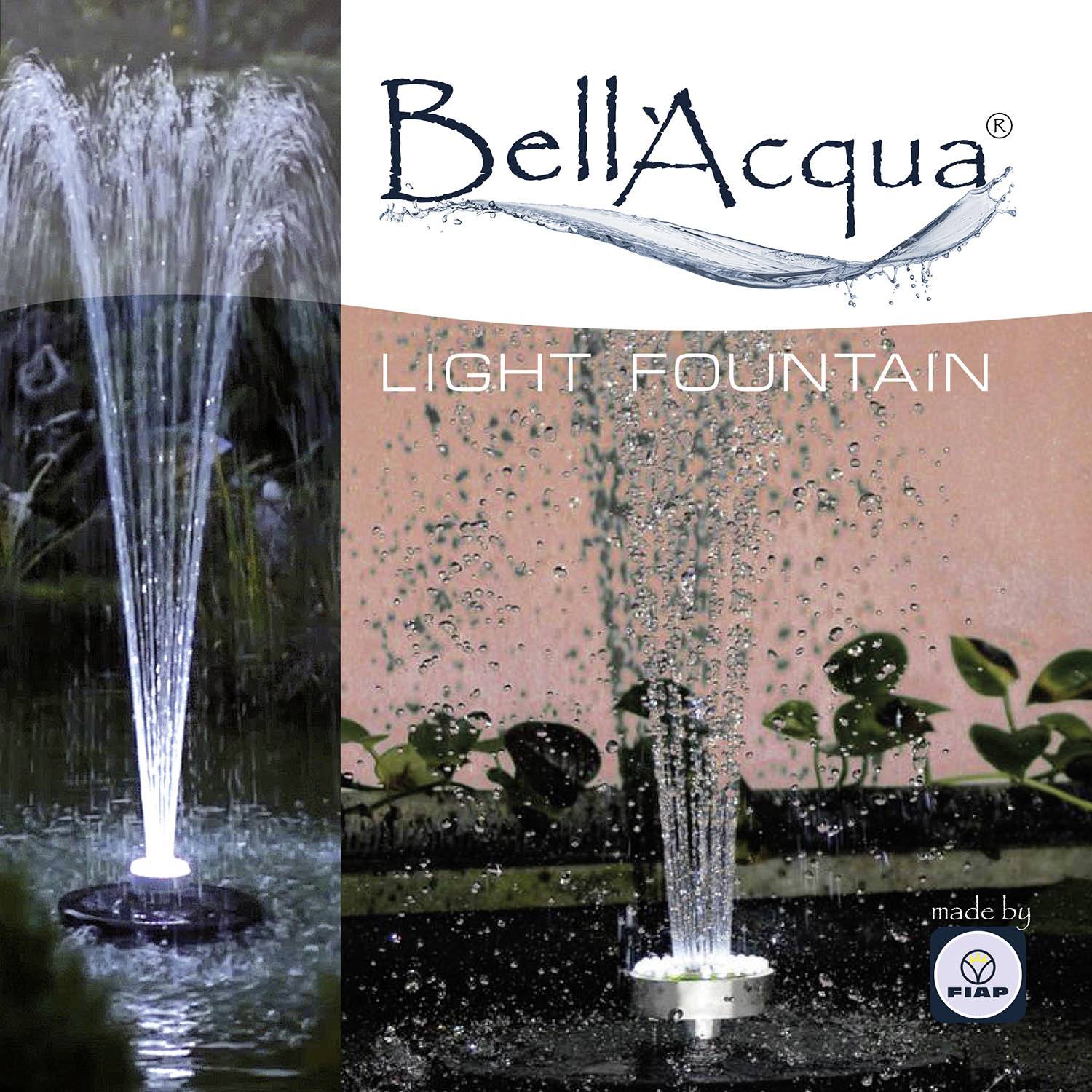 FIAP 3020 Fountain Active Schwimmendes Wasserspiel mit Beleuchtung 2500 l/h