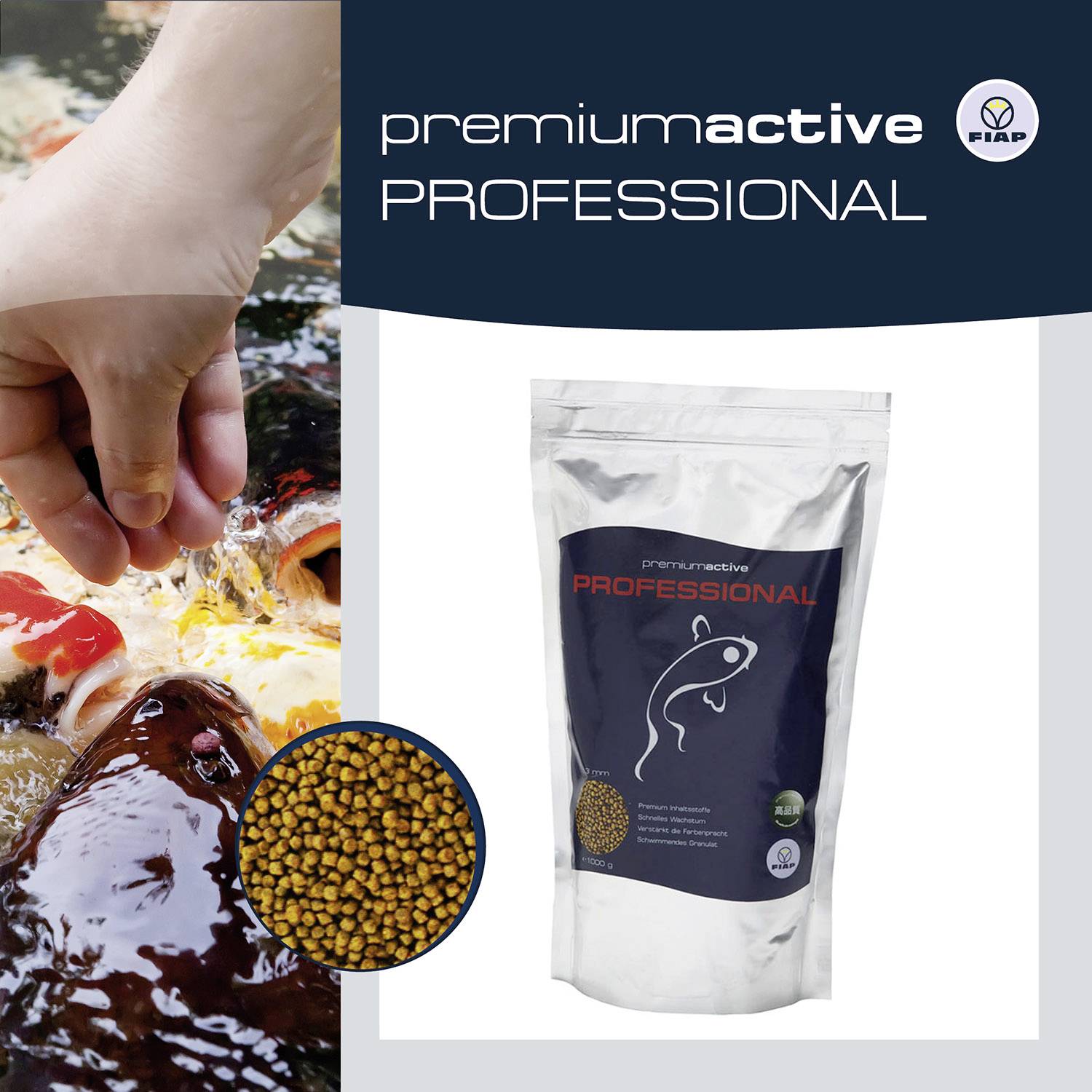 FIAP 3989 premiumactive PROFESSIONAL 6mm Fischfutter 3000g