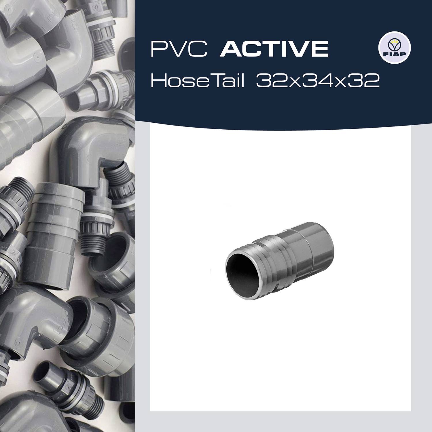 FIAP 2433 PVC-Schlauchtülle (L x B x H) 32 x 34 x 32mm 1St.