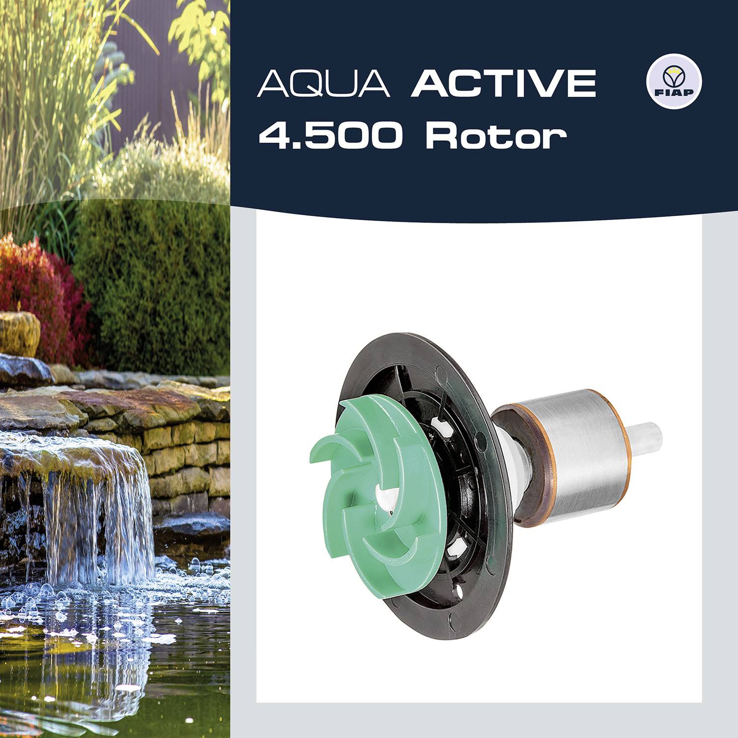 FIAP 2700-2 Teichpumpen-Ersatzrotor AQUA ACTIVE 4.500 Ersatz-Rotor