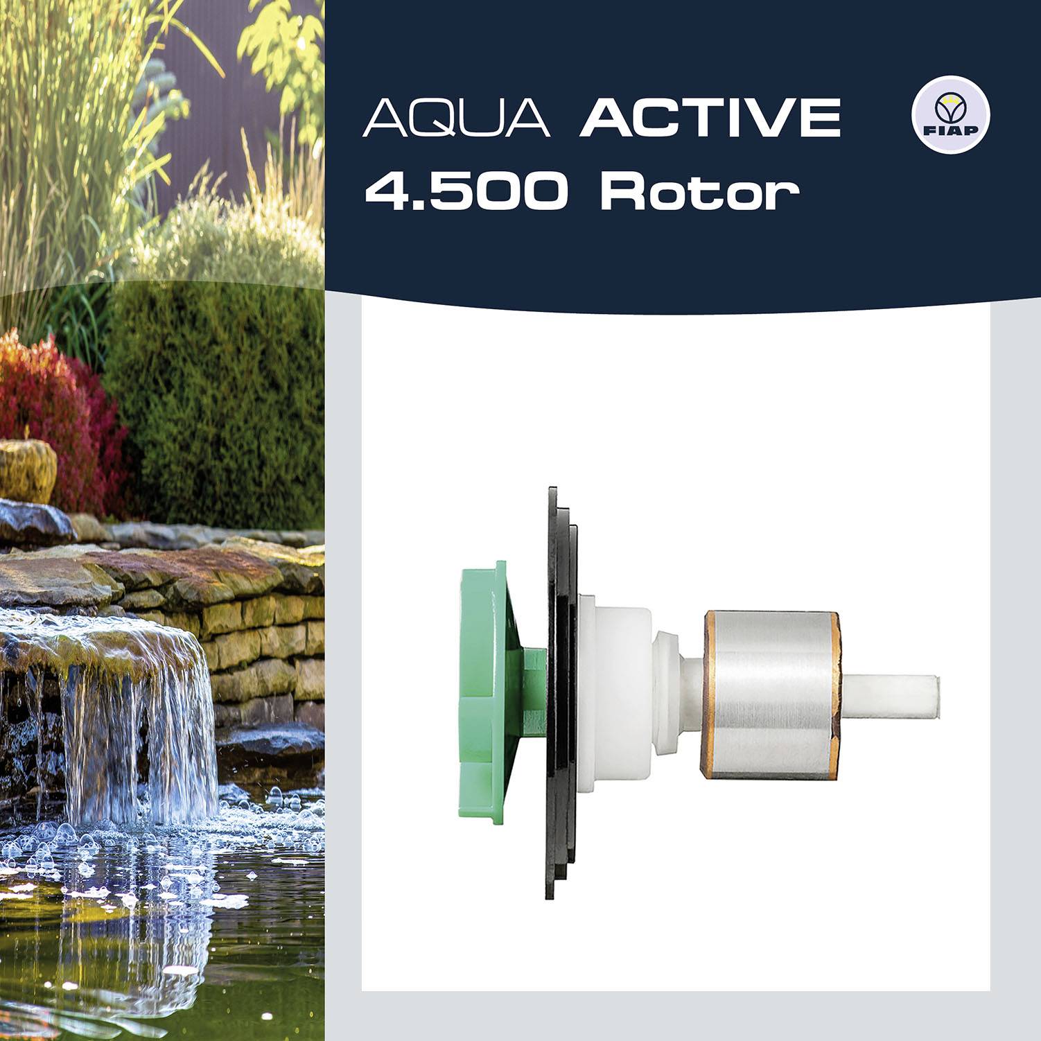 FIAP 2700-2 Teichpumpen-Ersatzrotor AQUA ACTIVE 4.500 Ersatz-Rotor