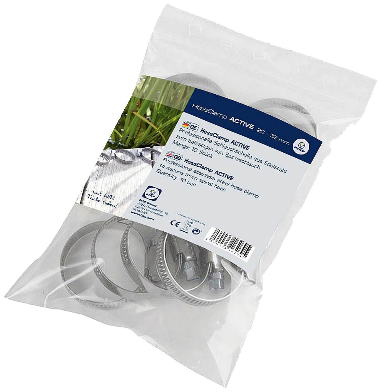 FIAP 2532 Clip Active Schelle 20-32 mm/10er Pack Schlauchschelle (Ø) 32mm 1St.