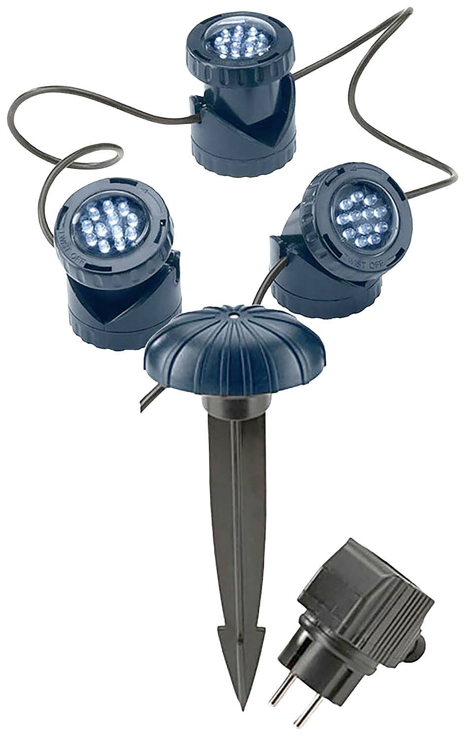 FIAP 3210 Teichbeleuchtung 3er Set LED Dunkelblau