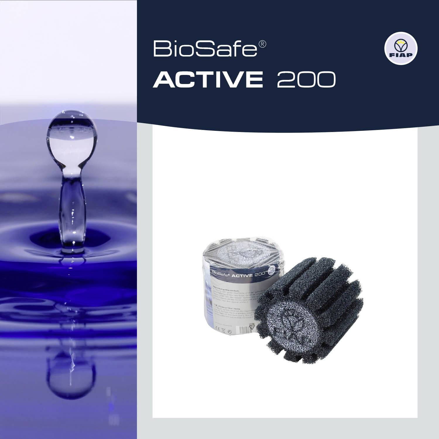 FIAP 2801 BioSafe® ACTIVE 200 - biologische Filterpatrone für Filtersysteme