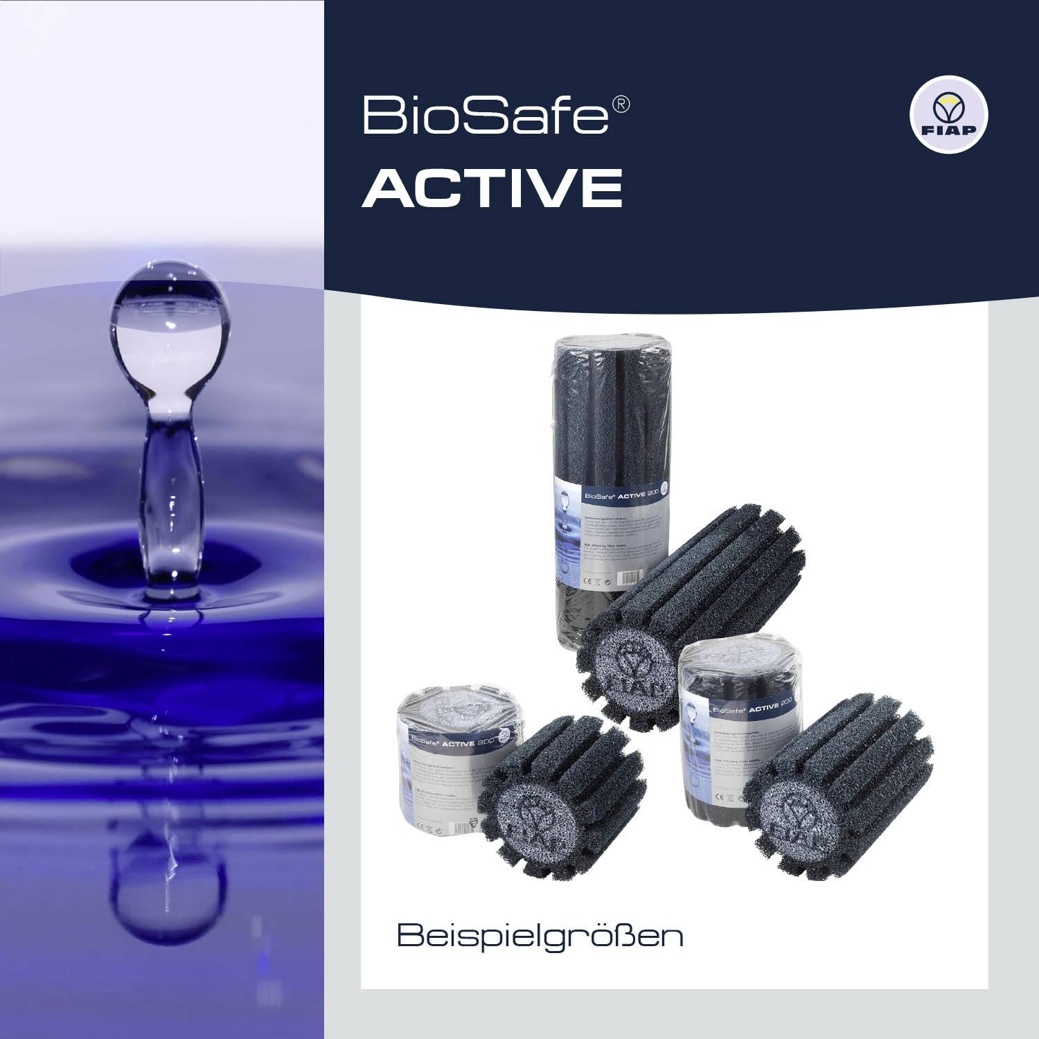 FIAP 2801 BioSafe® ACTIVE 200 - biologische Filterpatrone für Filtersysteme