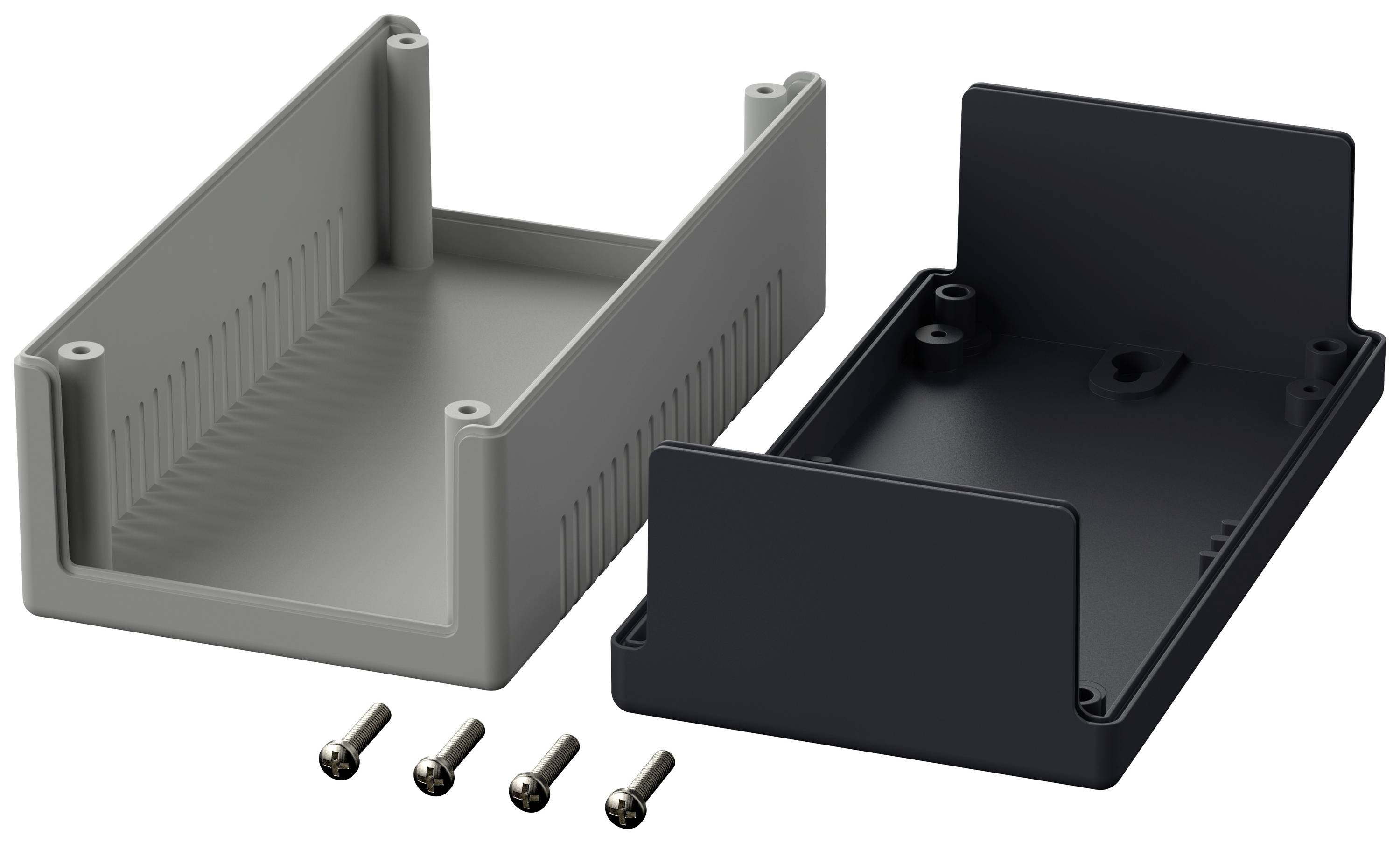 Bopla ELEMENT E 440 VL 05440200 Elektronikgehäuse 150 x 80 x 55 Polystyrol Lichtgrau, Graphitgrau 1St.