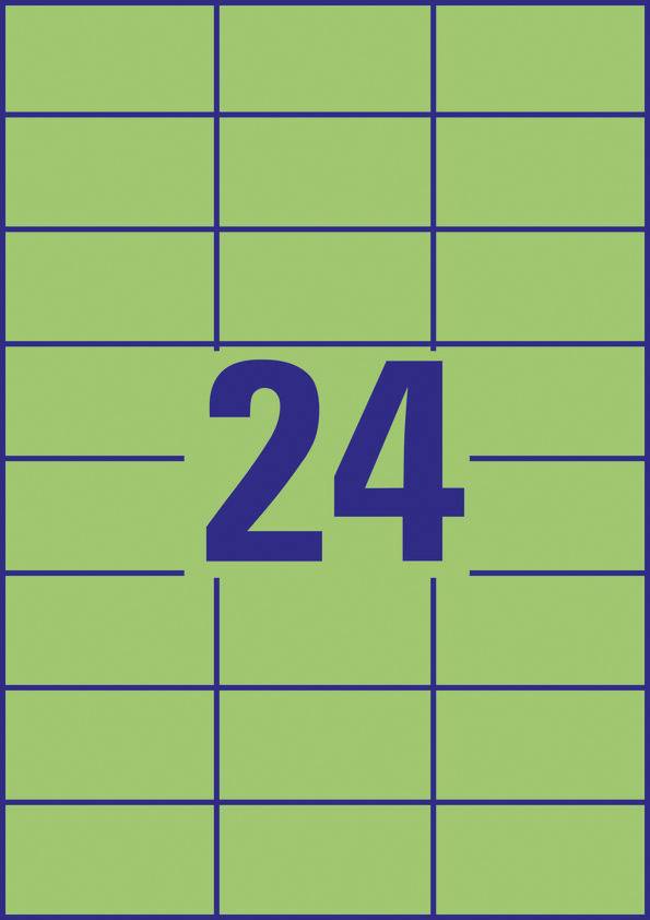 '24' in großer blauer Schrift, zentriert auf grünem Hintergrund mit blauen Linien.
