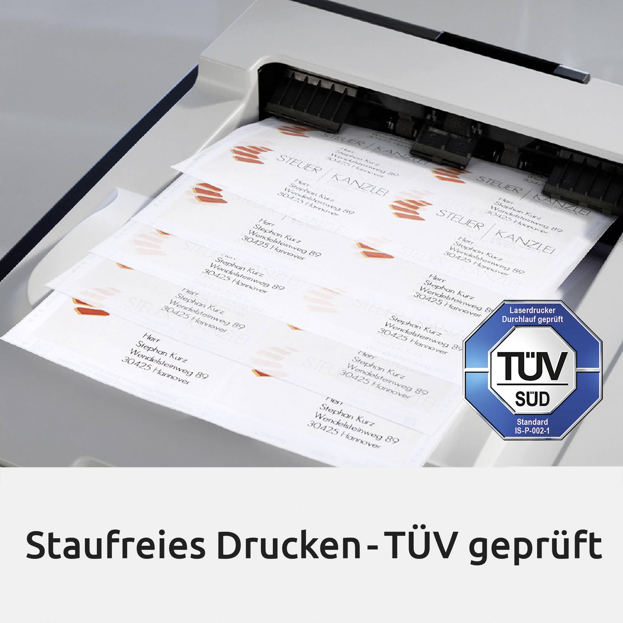 Zweckform Avery-L4730REV-25 Universal-Etiketten 17.8 x 10mm Papier Weiß 8100 St. Wiederablösbar Tintenstrahldrucker, Laserdrucker