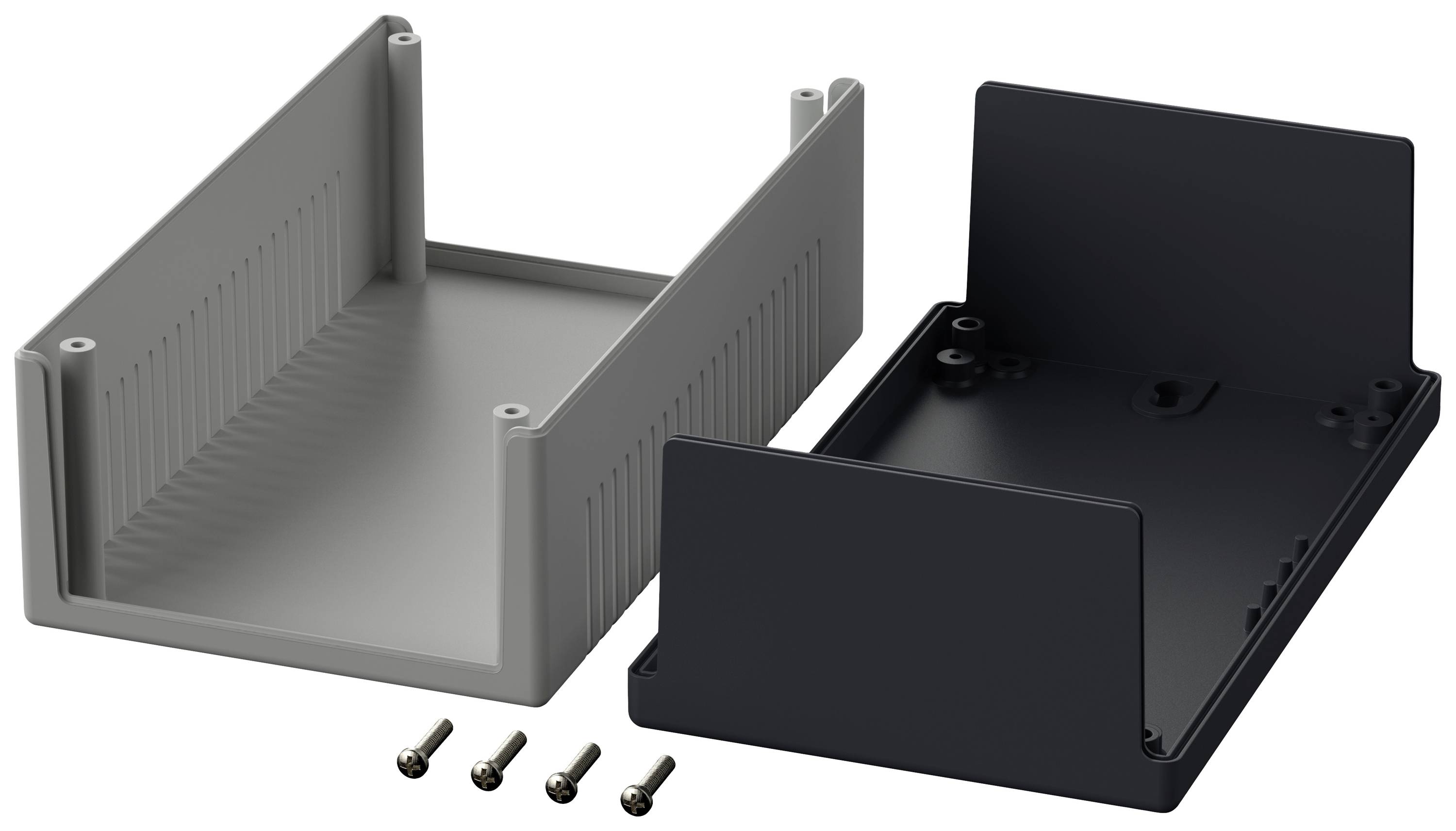 Bopla ELEMENT E 450 VL 05450200 Elektronikgehäuse 189 x 110 x 70 Polystyrol Lichtgrau, Graphitgrau 1 St.