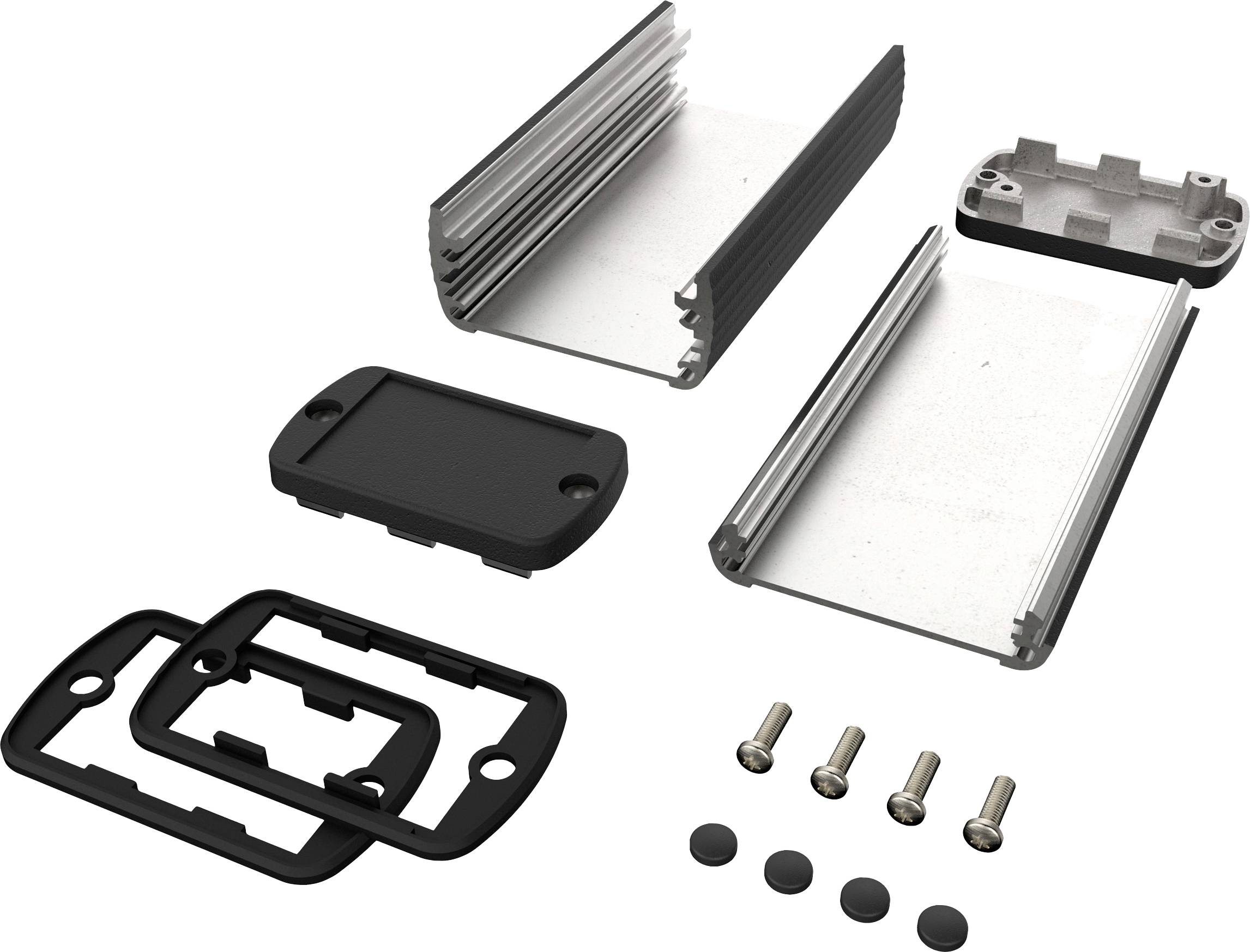 Bopla Alubos ABPH 600-100 84066100.HMT1 Profil-Gehäuse 100 x 57 x 32 Aluminium Schwarz 1St.